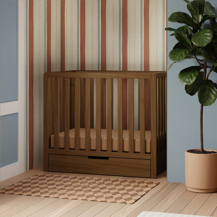 Colby 4-in-1 Convertible Mini Crib with Trundle