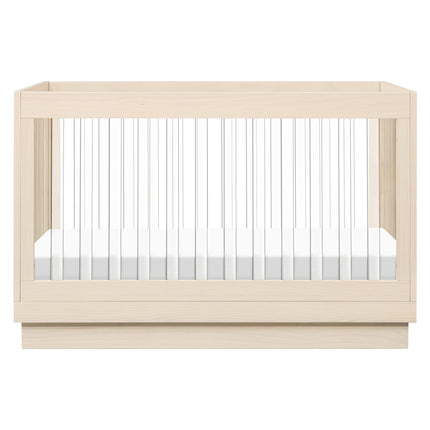 Harlow Acrylic 3-in-1 Convertible Crib with Toddler Bed Conversion Kit