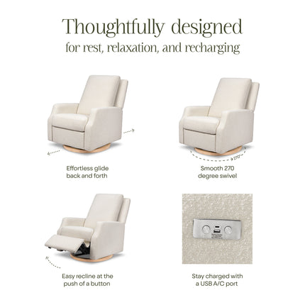 Crewe Electronic Recliner and Swivel Glider