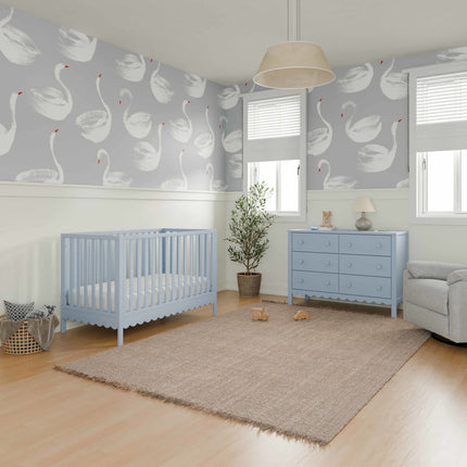 Sammy Scallop 4-in-1  Convertible Crib