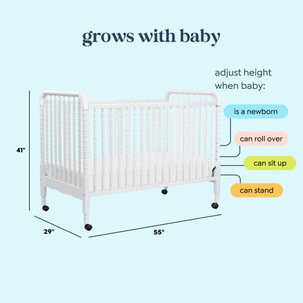 Jenny Lind 3-in-1 Convertible Crib