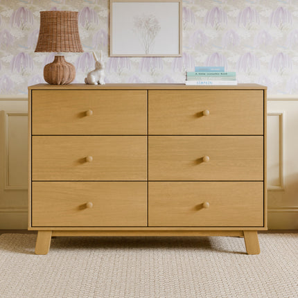 Hudson Modern 6-Drawer Assembled Double Dresser