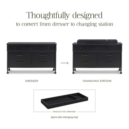 Alouette 7-Drawer Assembled Dresser