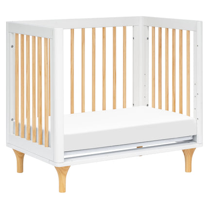 Lolly 4-in-1 Convertible Mini Crib with Toddler Bed Conversion Kit