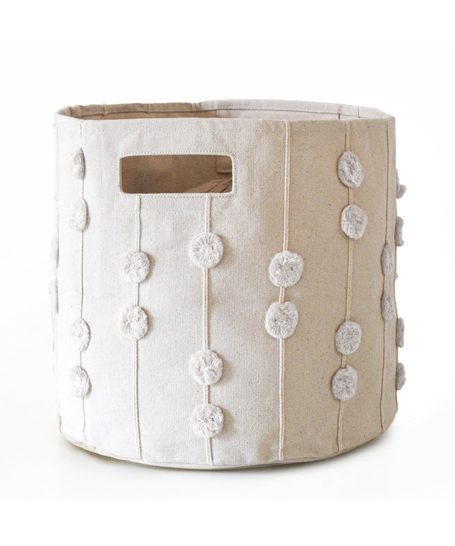 Pompom Storage Basket - Ivory