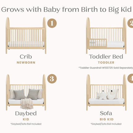 Cannon 4-in-1 Convertible Crib