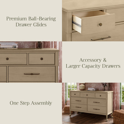 Alouette 7-Drawer Assembled Dresser
