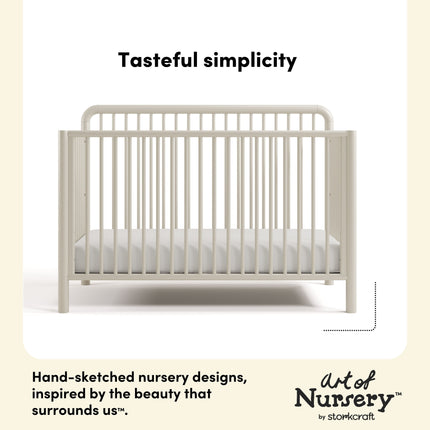 Storkcraft® Porto Deluxe 5-in-1 Convertible Crib with Bonus Toddler Guardrail