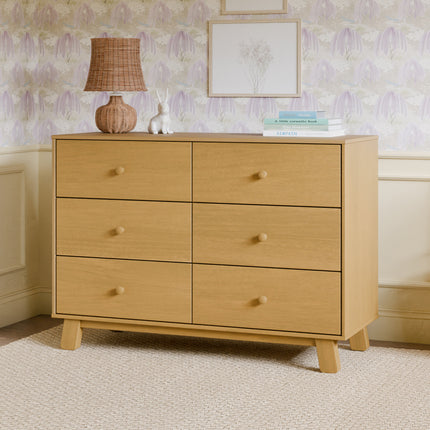 Hudson Modern 6-Drawer Assembled Double Dresser