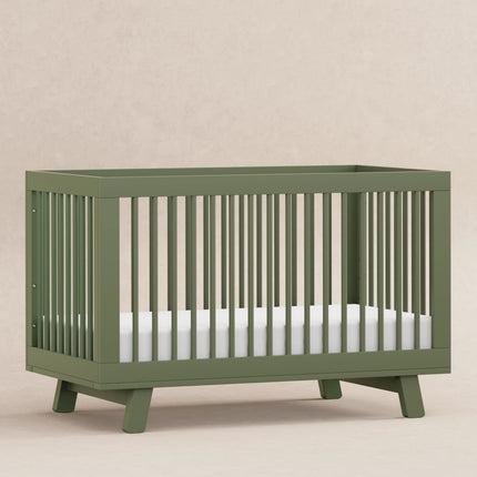 Hudson 3-in-1 Convertible Crib with Toddler Bed Conversion Kit