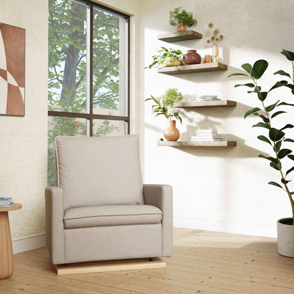 Cali Pillowback Chair and a Half Glider in Eco-Performance Fabric | Water Repellent & Stain Resistant