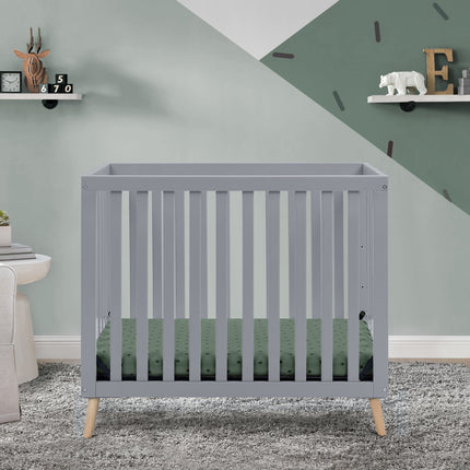 Essex Convertible Mini Baby Crib with 2.75-Inch Mattress, Greenguard Gold Certified