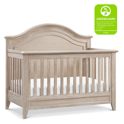 Beckett Rustic 4-in-1 Convertible Curve Top Crib