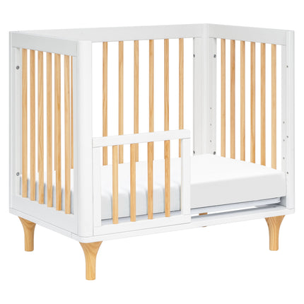 Lolly 4-in-1 Convertible Mini Crib with Toddler Bed Conversion Kit