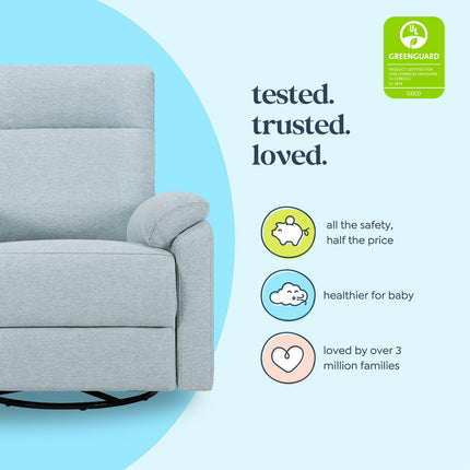 Suzy Electronic Recliner and Swivel Glider | USB Charging Port