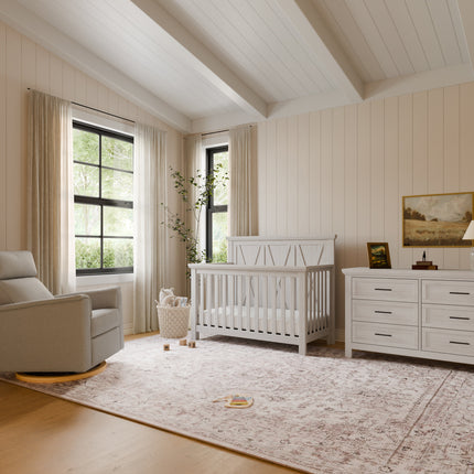 Emory Farmhouse 4-in-1 Convertible Crib