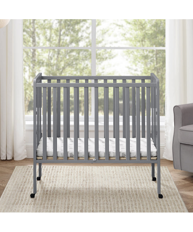 Lee Portable Folding Mini Crib with 1.5-Inch Mattress