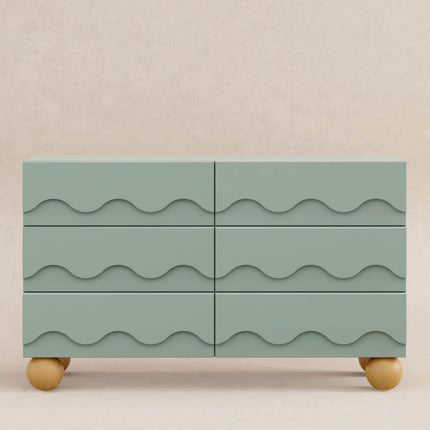 Lido Wave 6-Drawer Assembled Dresser