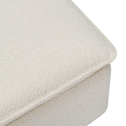 Cali Storage Ottoman in Boucle