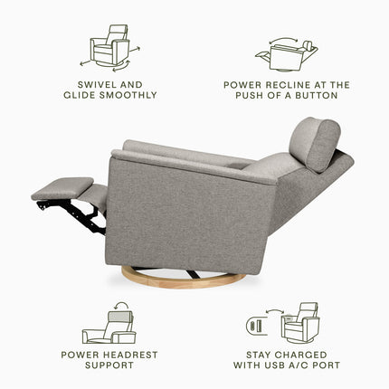 Willa Plus Power Glider Recliner w/ Power Headrest - In Store Exclusive