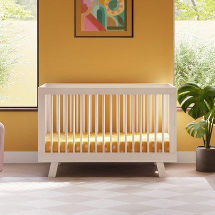 Hudson 3-in-1 Convertible Crib with Toddler Bed Conversion Kit