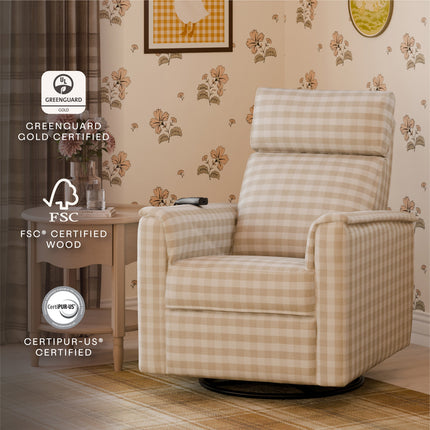 Willa Deluxe Power Recliner and Swivel Glider with Heat and Massage