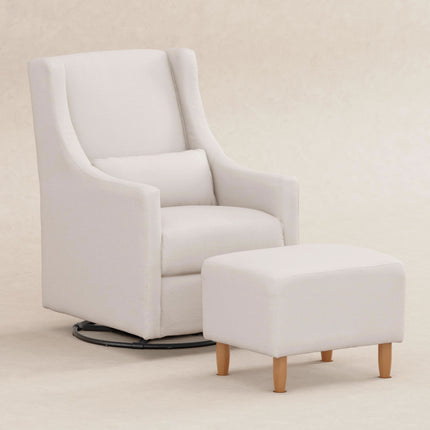 Toco Swivel Glider and Ottoman in Eco-Performance Fabric | Water Repellent & Stain Resistant