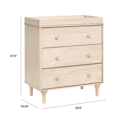 Lolly 3-Drawer Changer Dresser with Removable Changing Tray