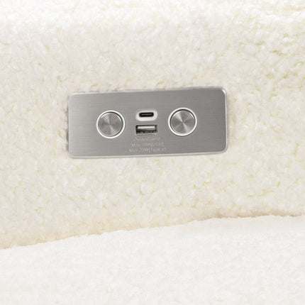 Sigi Electronic Recliner and Glider with USB Port