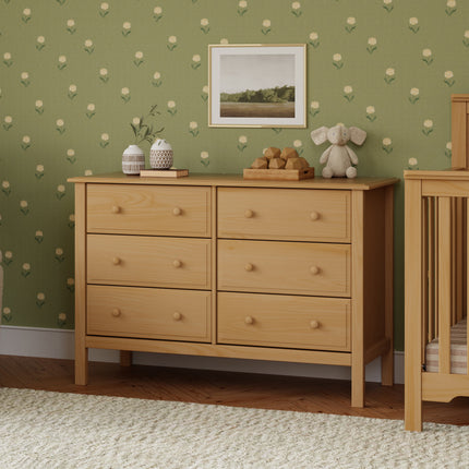 Jayden 6-Drawer Double Wide Dresser