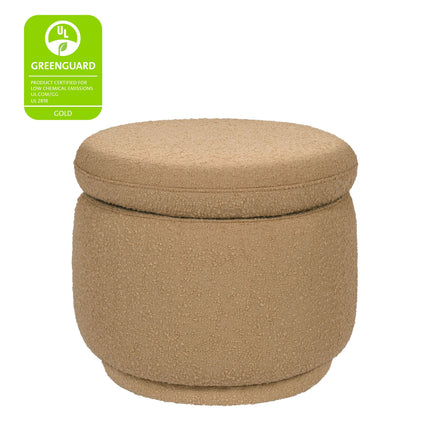 Enoki Storage Ottoman in Boucle