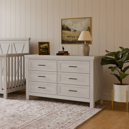 Emory Farmhouse 6-Drawer Dresser