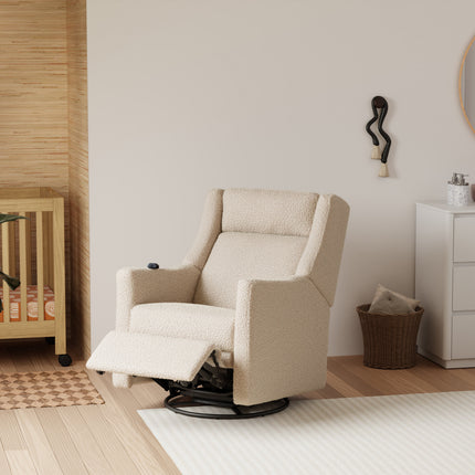 Kiwi Deluxe Power Recliner and Swivel Glider with Heat and Massage