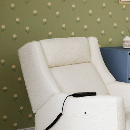 Kiwi Deluxe Power Recliner and Swivel Glider with Heat and Massage