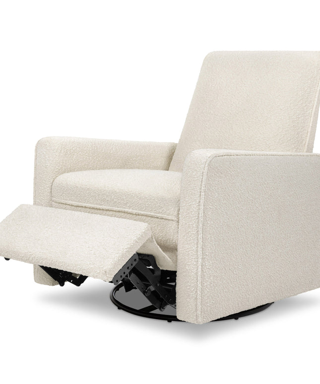 Penny Recliner and Swivel Glider | Ivory Boucle Fabric