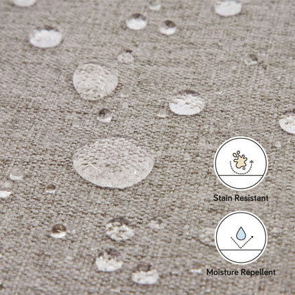 Naka Storage Ottoman in Eco-Performance Fabric | Water Repellent & Stain Resistant
