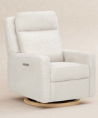 Cream Shearling with Light Wood Base