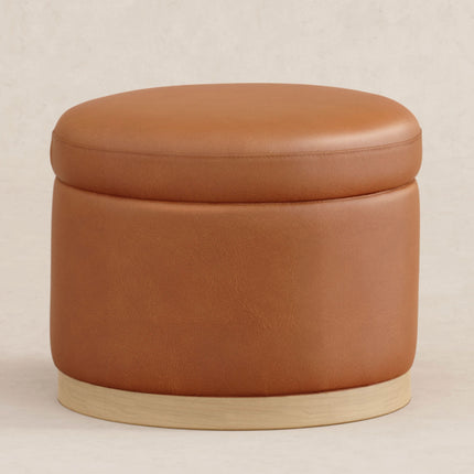 Naka Storage Ottoman in Vegan Leather
