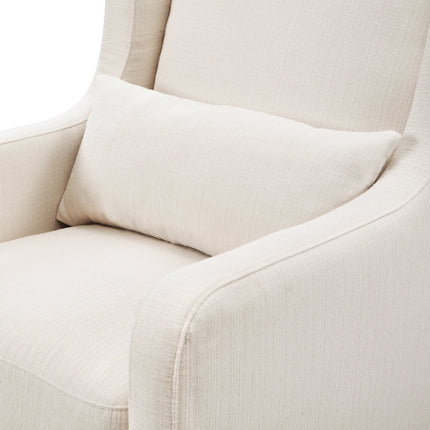 Adrian Swivel Glider with Storage Ottoman | Water Repellent & Stain Resistant fabric