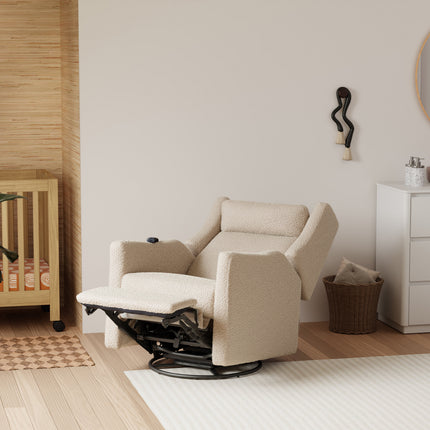 Kiwi Deluxe Power Recliner and Swivel Glider with Heat and Massage