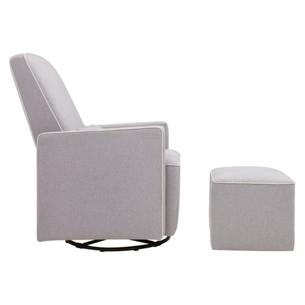 Olive Glider and Ottoman