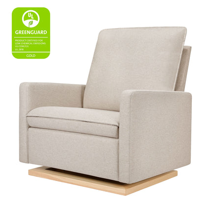 Cali Pillowback Chair and a Half Glider in Eco-Performance Fabric | Water Repellent & Stain Resistant