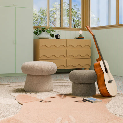 Mini Mushroom Pouf