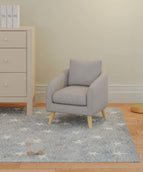 Frost Grey with Light Wood Feet