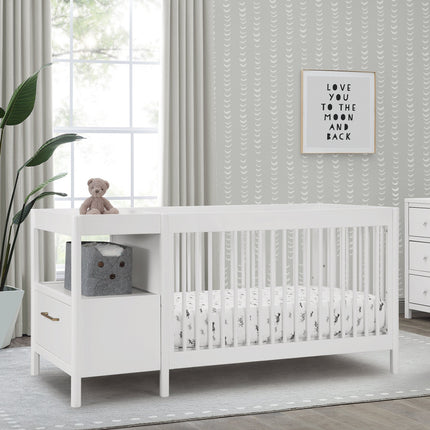 Zoe 5-in-1 Convertible Crib and Changer
