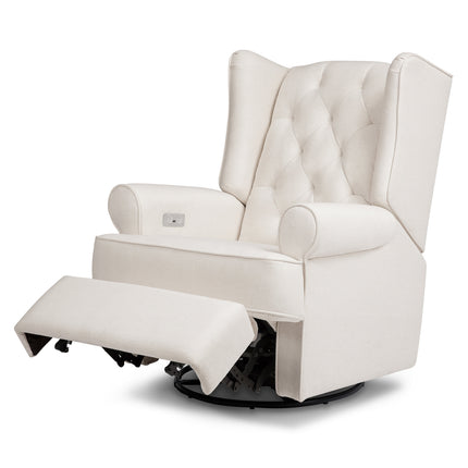 Harbour Electronic Recliner and Swivel Glider in Eco-Performance Fabric with USB port | Water Repellent & Stain Resistant