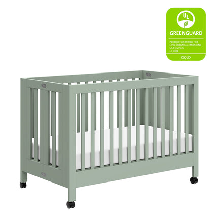 Maki Portable Folding Crib with Toddler Bed Conversion Kit