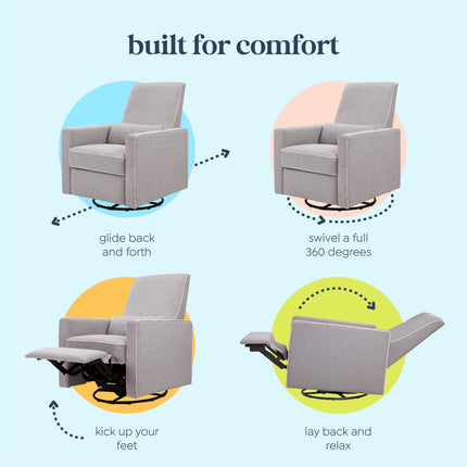 Piper Recliner and Swivel Glider