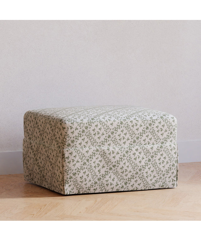 Sarah Flint x Namesake Crawford Gliding Ottoman in Eco-Performance Fabric | Water Repellent & Stain Resistant