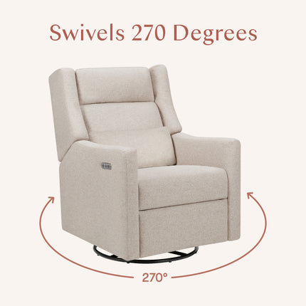 Kiwi Plus Power Recliner and Swivel Glider with Power Adjustable Headrest and USB Port